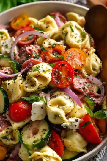 Easy Italian Tortellini Pasta Salad