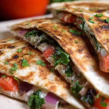 Mediterranean Quesadillas