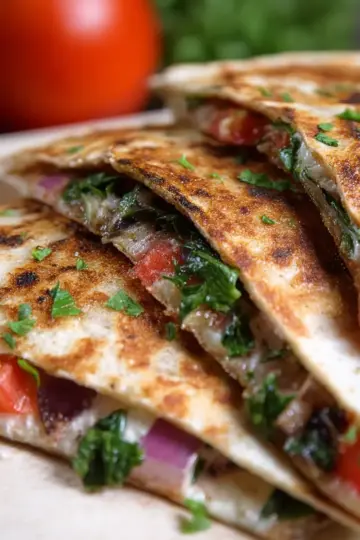 Mediterranean Quesadillas
