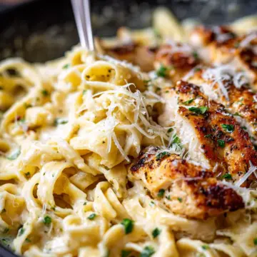 Garlic Parmesan Chicken Pasta
