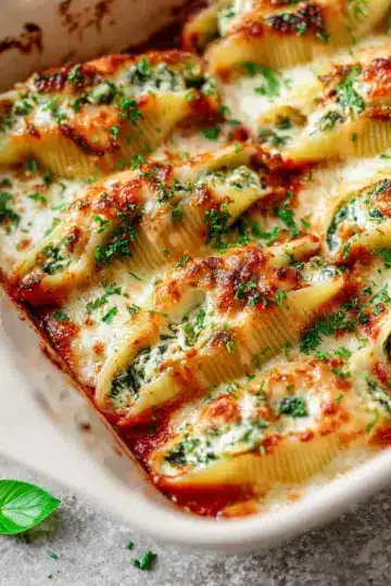 Spinach Ricotta Stuffed Shells
