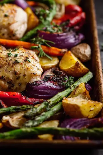 Sheet Pan Chicken With Roasted Vegetables