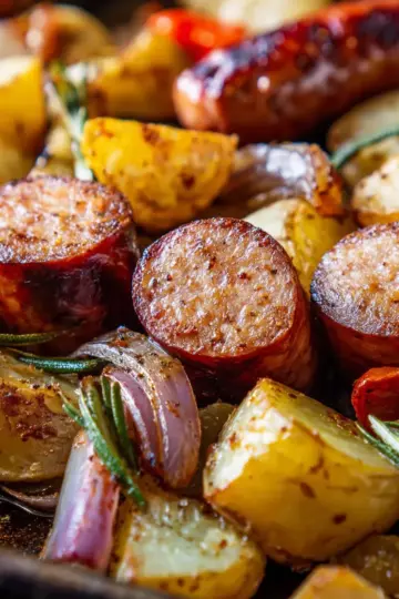 Oven-Roasted Sausage and Potatoes